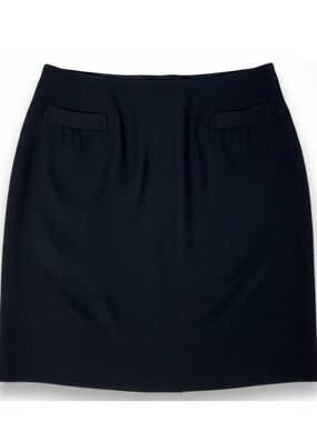 Talbots Black Pencil Skirt Work Career Lined Comfort Waist Plus 20WP NWT